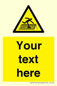 Custom Figure on Roof Sign